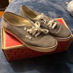 Vans size 9 grey